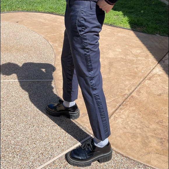 Topman Navy Blue Men’s Tux Trousers 30Wx28L - Picture 4 of 14